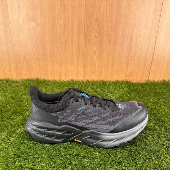 HOKA Speedgoat 5 GORE-TEX Black Blue Trail Shoes 1127912-BBLC Men\'s Size 8.5 main image 9